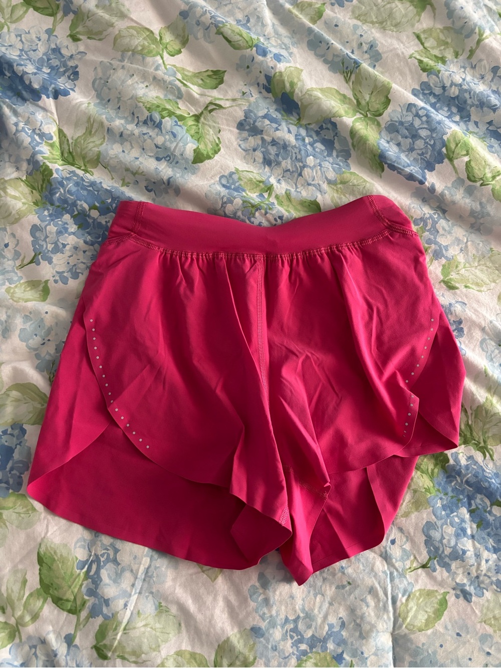 lululemon athletica Hot Pink Ruffle Hem Athletic Shorts